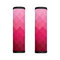 Pink Geometric Square Pattern Print Handle Covers