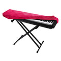 Pink Geometric Square Pattern Print Piano Keyboard Cover