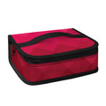 Pink Geometric Square Pattern Print Small Lunch Bag