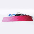 Pink Geometric Square Pattern Print Sports Towel