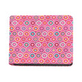 Pink Girly Flower Pattern Print Bifold Wallet