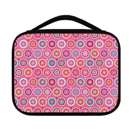 Pink Girly Flower Pattern Print Classic Bible Case