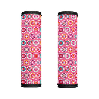 Pink Girly Flower Pattern Print Handle Covers