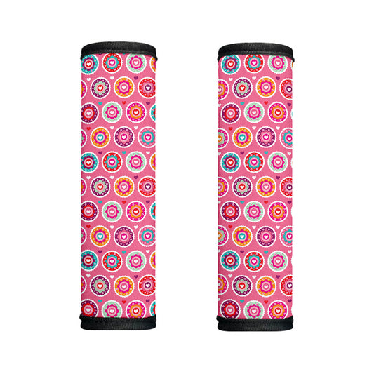 Pink Girly Flower Pattern Print Handle Covers