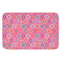 Pink Girly Flower Pattern Print Indoor Door Mat