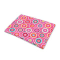 Pink Girly Flower Pattern Print Pet Cooling Mat Cover