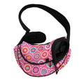 Pink Girly Flower Pattern Print Pet Sling Carrier