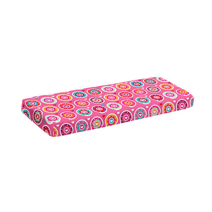 Pink Girly Flower Pattern Print Piano Keyboard Cover