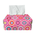 Pink Girly Flower Pattern Print Rectangle Tissue Box Cover