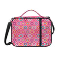 Pink Girly Flower Pattern Print Shoulder Strap Bible Bag