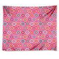 Pink Girly Flower Pattern Print Tapestry