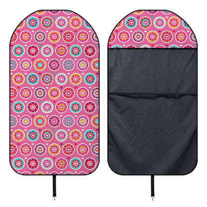 Pink Girly Flower Pattern Print Waterproof Car Seat Cover