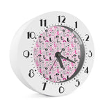 Pink Girly Mermaid Pattern Print Alarm Clock