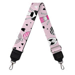Pink Girly Mermaid Pattern Print Bag Strap