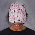 Pink Girly Mermaid Pattern Print Baseball Cap