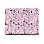 Pink Girly Mermaid Pattern Print Bifold Wallet