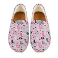 Pink Girly Mermaid Pattern Print Casual Shoes