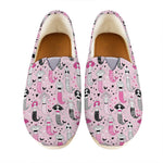 Pink Girly Mermaid Pattern Print Casual Shoes