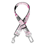 Pink Girly Mermaid Pattern Print Dog Seat Belt