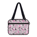Pink Girly Mermaid Pattern Print Double Strap Bible Bag