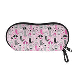 Pink Girly Mermaid Pattern Print Glasses Case