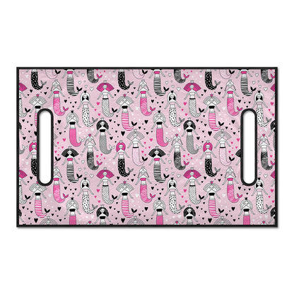 Pink Girly Mermaid Pattern Print Golf Cart Seat Cover