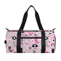 Pink Girly Mermaid Pattern Print Gym Bag