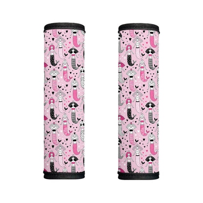 Pink Girly Mermaid Pattern Print Handle Covers