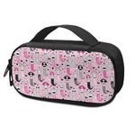 Pink Girly Mermaid Pattern Print Insulin Cooler Travel Case