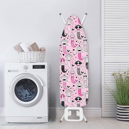 Pink Girly Mermaid Pattern Print Ironing Board Cover