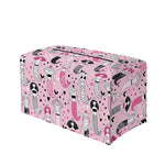 Pink Girly Mermaid Pattern Print Leather Tissue Box Cover