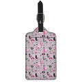 Pink Girly Mermaid Pattern Print Luggage Tag