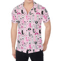 Pink Girly Mermaid Pattern Print Men's Shirt