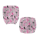 Pink Girly Mermaid Pattern Print Office Chair Cover