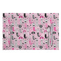 Pink Girly Mermaid Pattern Print Placemat