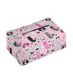 Pink Girly Mermaid Pattern Print Rectangle Tissue Box Cover
