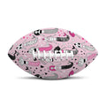 Pink Girly Mermaid Pattern Print Rugby Ball