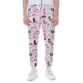 Pink Girly Mermaid Pattern Print Joggers