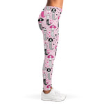 Pink Girly Mermaid Pattern Print Women's Leggings