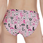 Pink Girly Mermaid Pattern Print Women's Panties