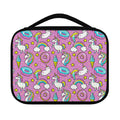 Pink Girly Unicorn Donut Pattern Print Classic Bible Case