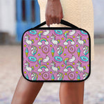 Pink Girly Unicorn Donut Pattern Print Classic Bible Case