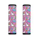 Pink Girly Unicorn Donut Pattern Print Handle Covers