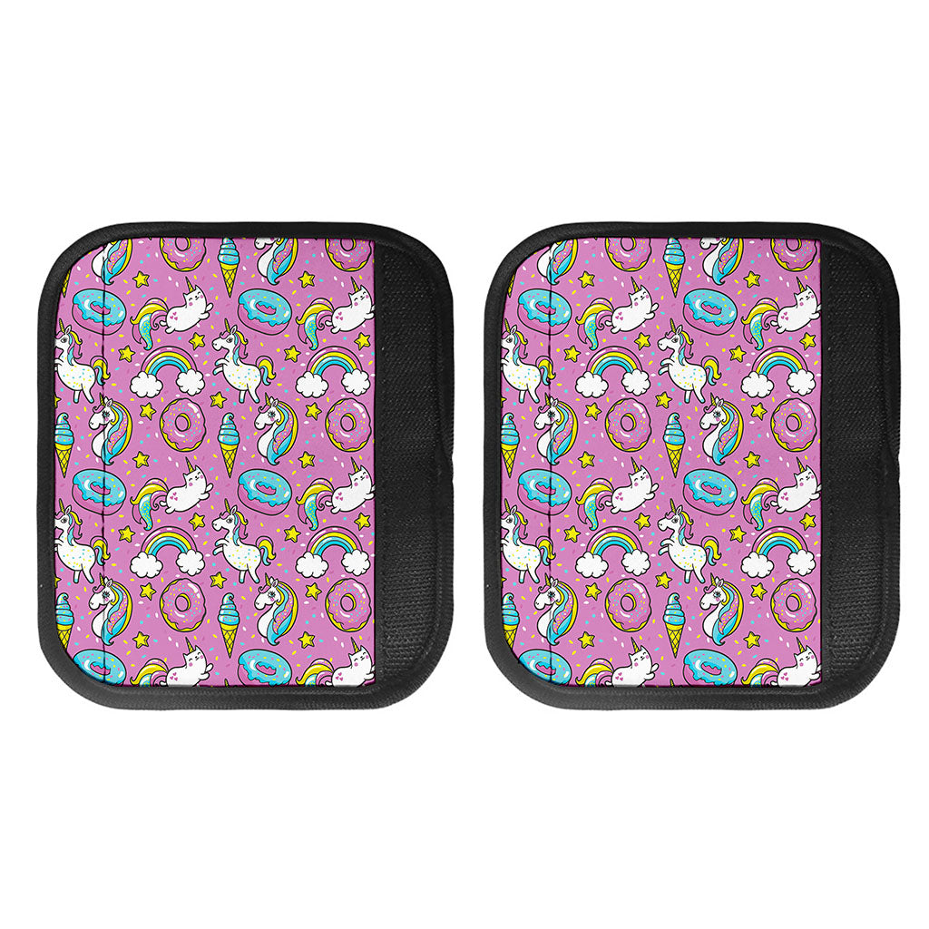 Pink Girly Unicorn Donut Pattern Print Handle Covers