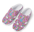 Pink Girly Unicorn Donut Pattern Print Mesh Casual Shoes