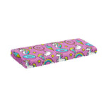 Pink Girly Unicorn Donut Pattern Print Piano Keyboard Cover