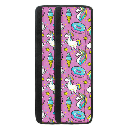 Pink Girly Unicorn Donut Pattern Print Refrigerator Handle Covers