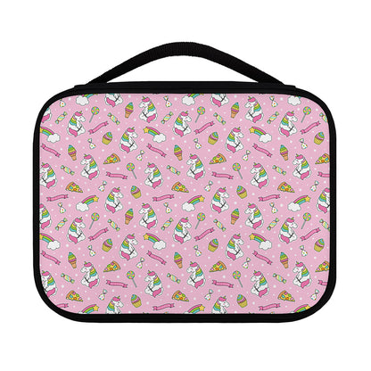 Pink Girly Unicorn Pattern Print Classic Bible Case