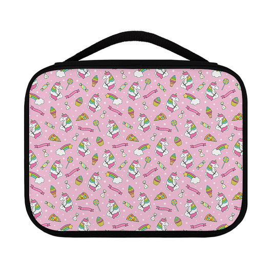 Pink Girly Unicorn Pattern Print Classic Bible Case