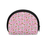 Pink Girly Unicorn Pattern Print Coin Purse